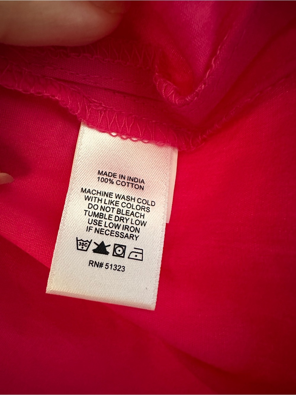 Hot pink poplin-style top - Picture 4 of 4